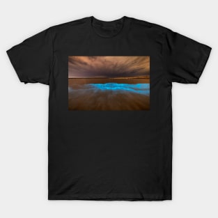 Bioluminescent plankton at Aberavon, Wales T-Shirt